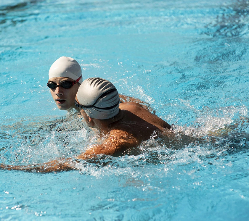 People swimming